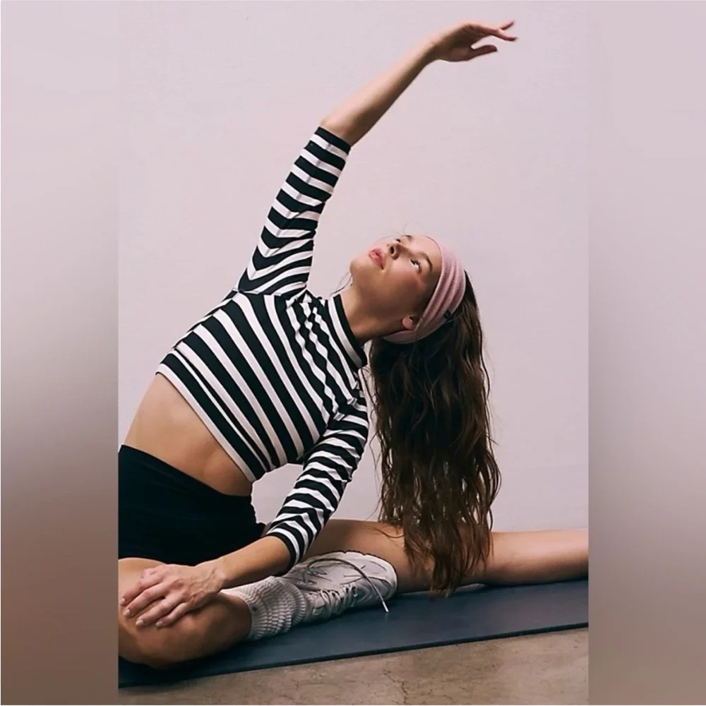 Free People FP Movement Never Better Stripe Layer